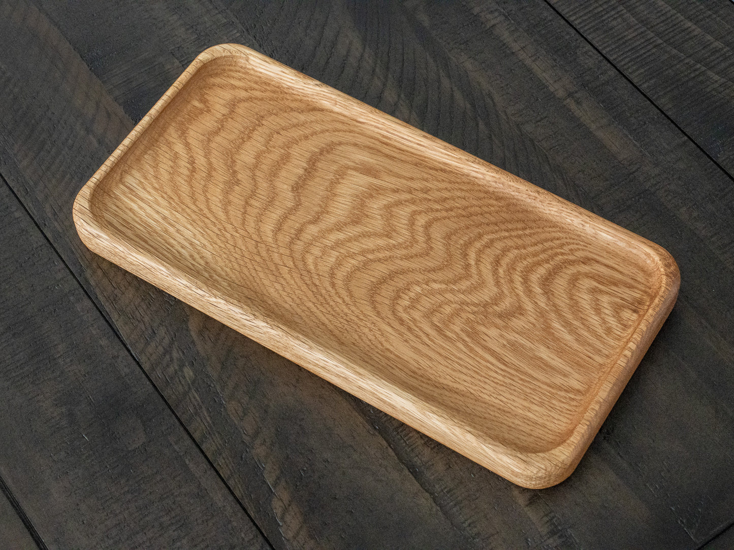 Solid Wood Catchall Tray - Desk Organizer, Valet Tray