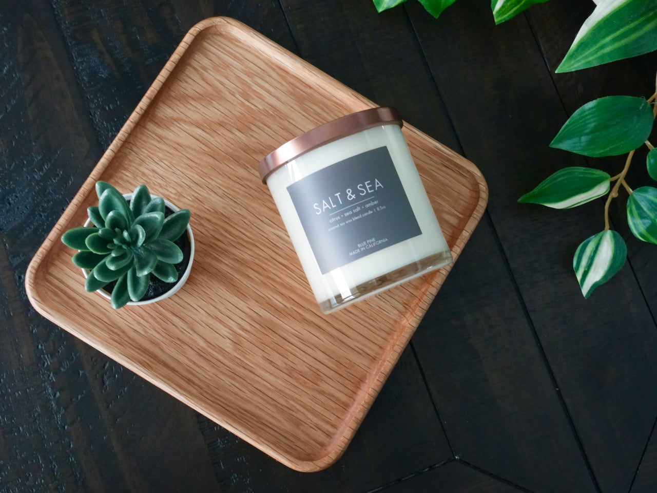 White Oak Square Tray - 8.5"