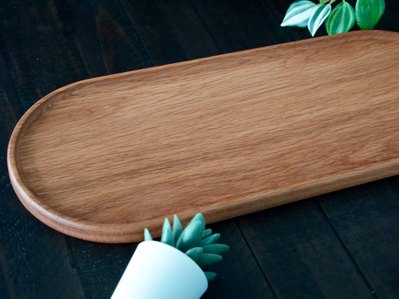 White Oak Stadium Tray - 18.5"