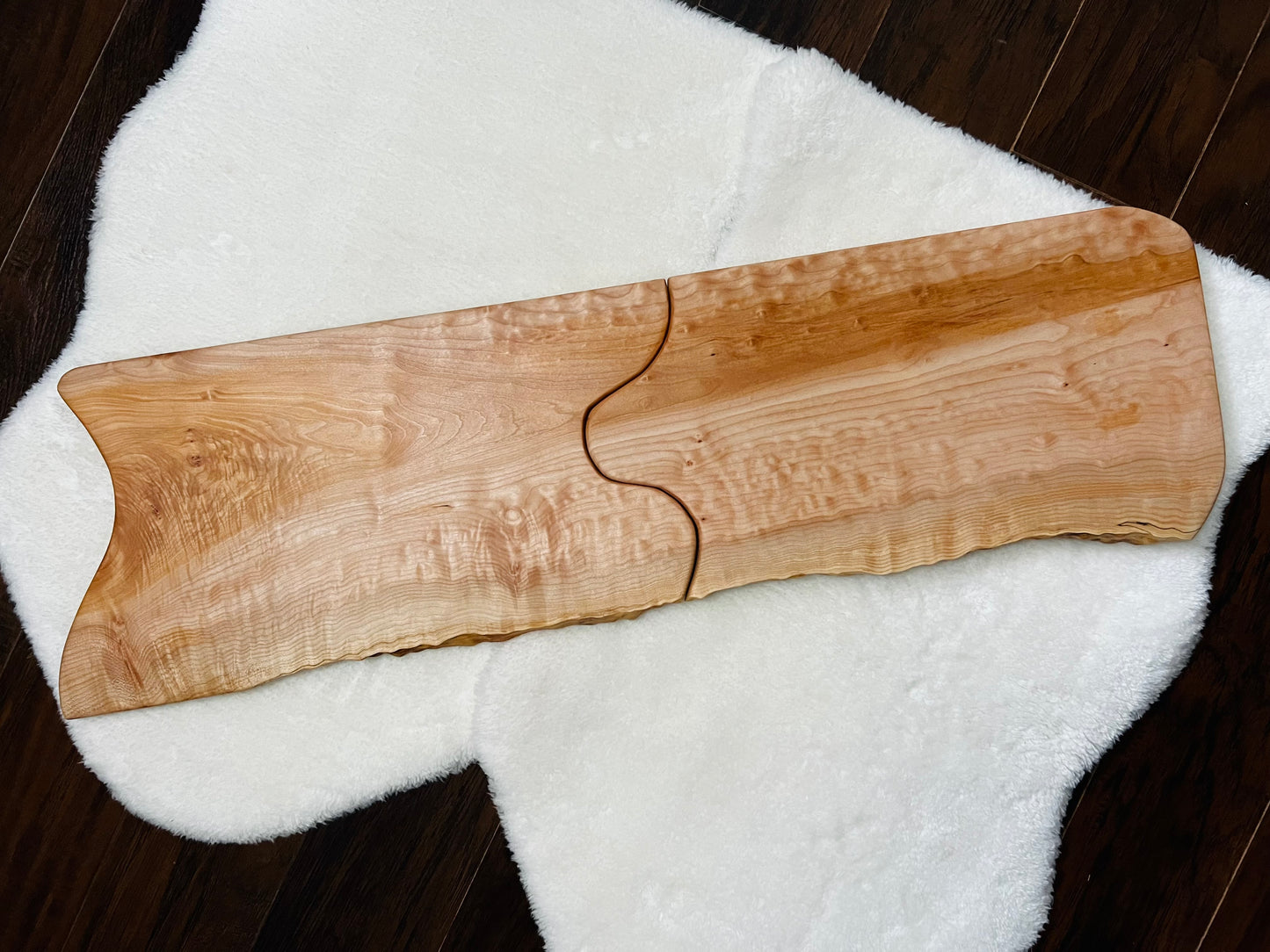 Charcuterie Board - Quilted Maple Live Edge
