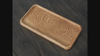 Solid Wood Catchall Tray - Desk Organizer, Valet Tray